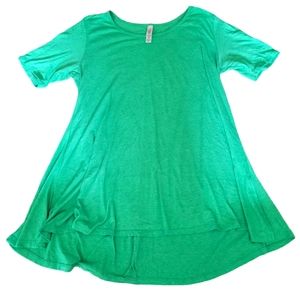 LuLaRoe Perfect T womens XS green NWOT